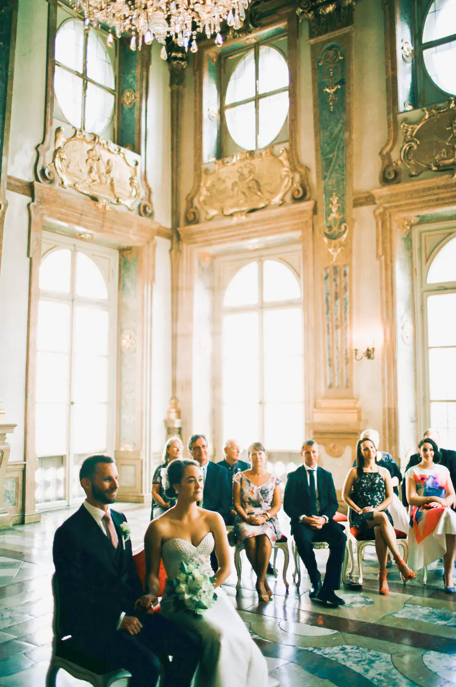 Candid wedding portrait captured on 35mm analog film by Still and Motion Pictures. Wedding photographer Salzburg