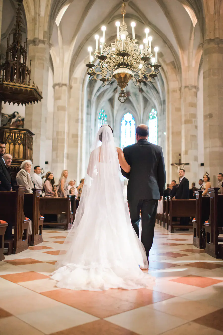 Natural light wedding photography, wedding at Church.