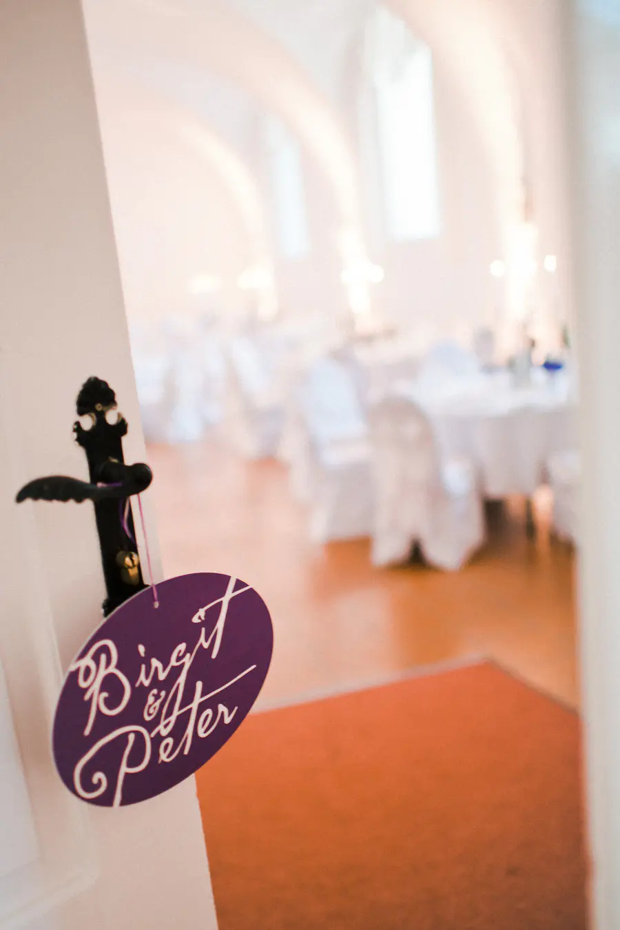 Enter the All-white luxury wedding reception interior at Schloss Halbturn Baroque hall